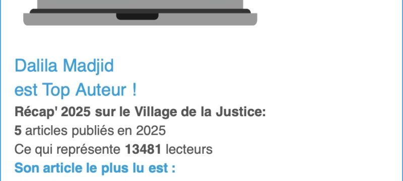 Dalila Madjid – Auteur sur Village de la Justice